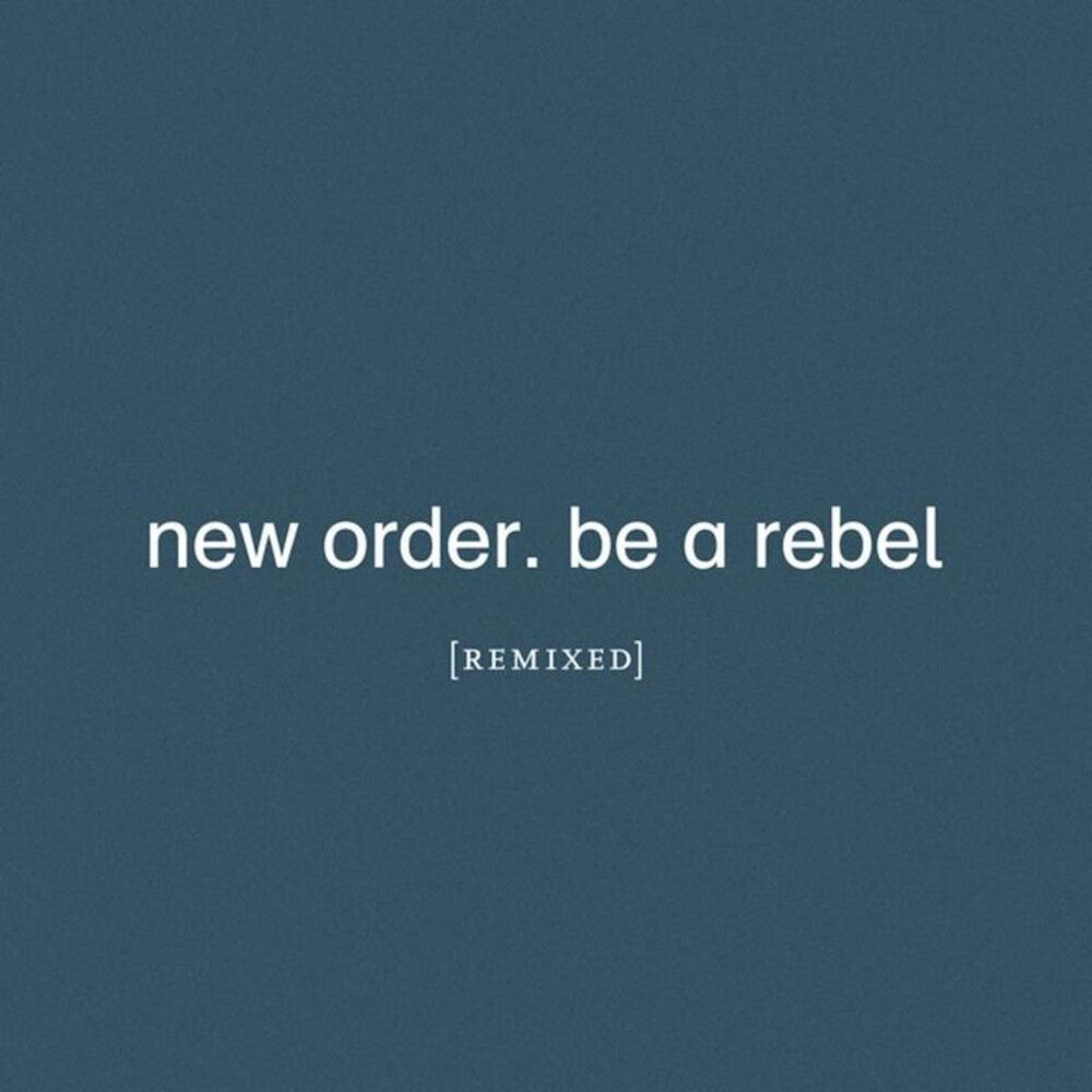 New Order - Be A Rebel Remixed [Clear Vinyl] [Limited Edition] Vinyl Record