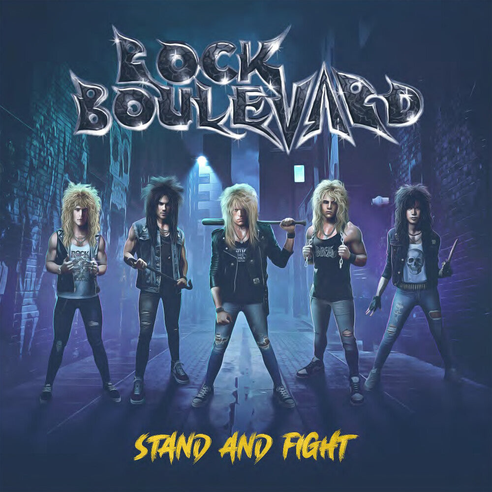 the album cover for Rock Boulevard - Stand & Fight