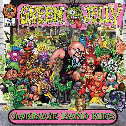 Green Jelly - Garbage Band Kids (Green & Yellow Splatter) Vinyl Record
