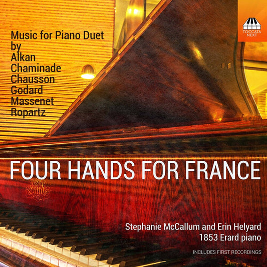 the album cover for Alkan / Mccallum / Helyard - Four Hands For France