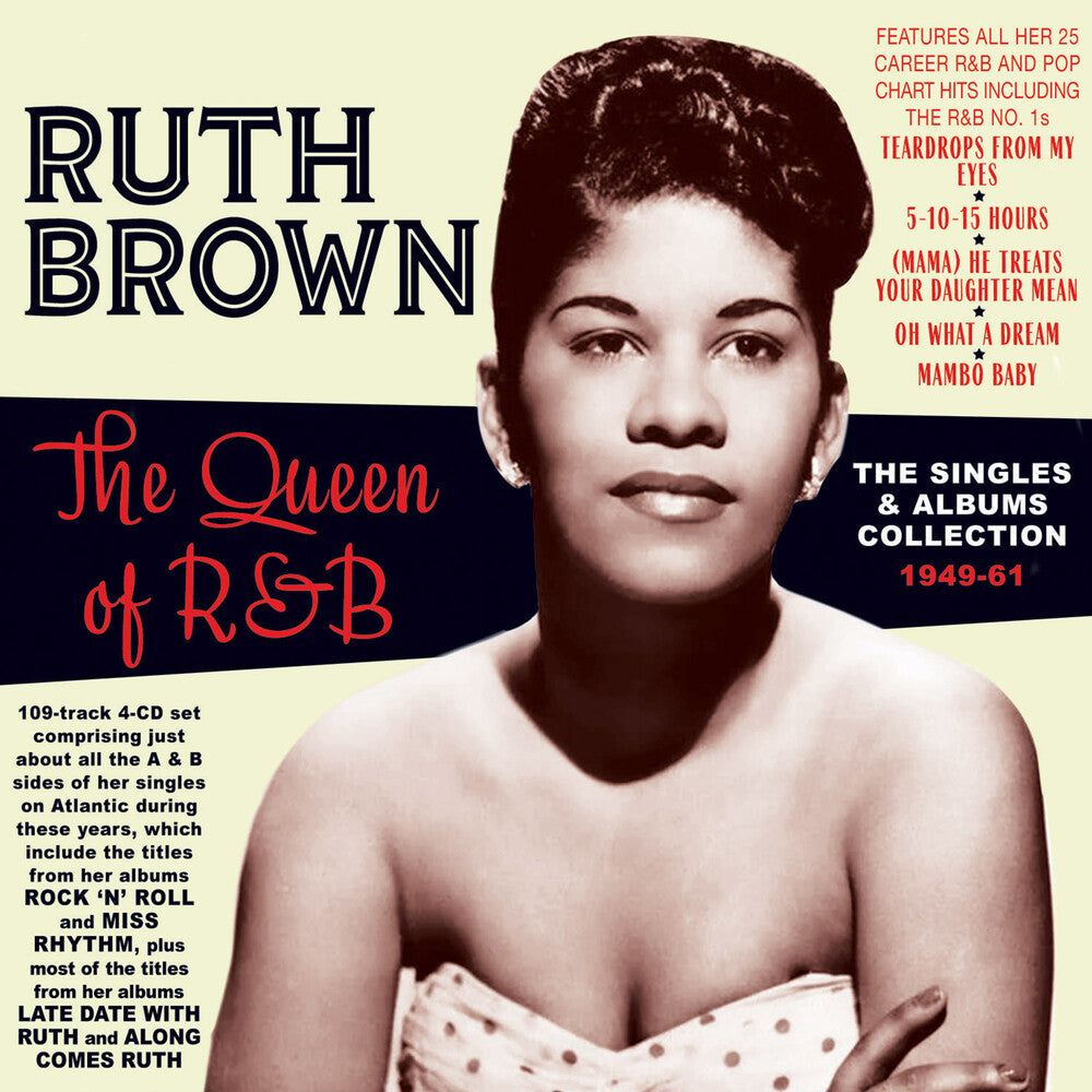 the album cover for Ruth Brown - Queen Of R&B: The Singles & Albums Collection