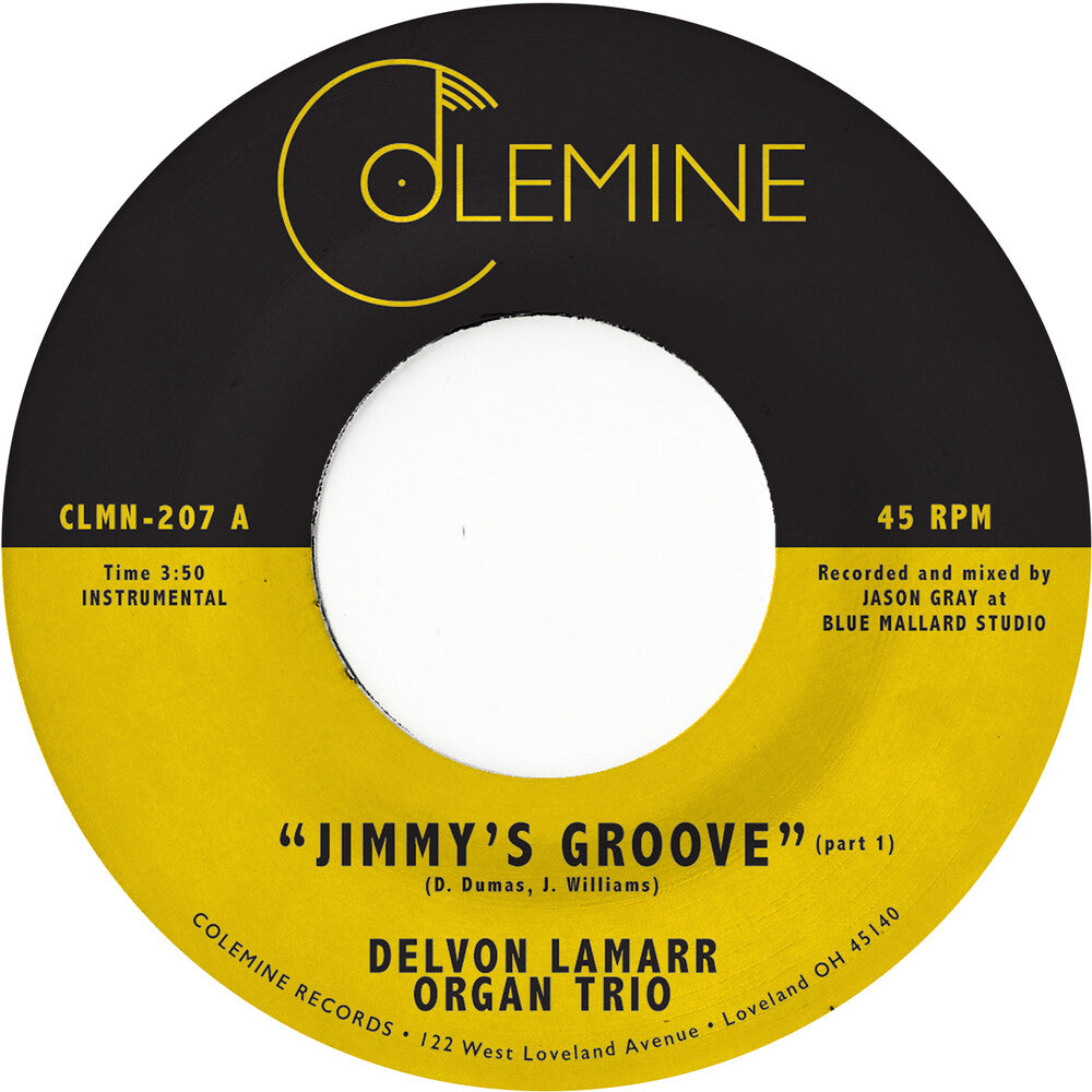 the album cover for Delvon Lamarr Organ Trio - Jimmy's Groove