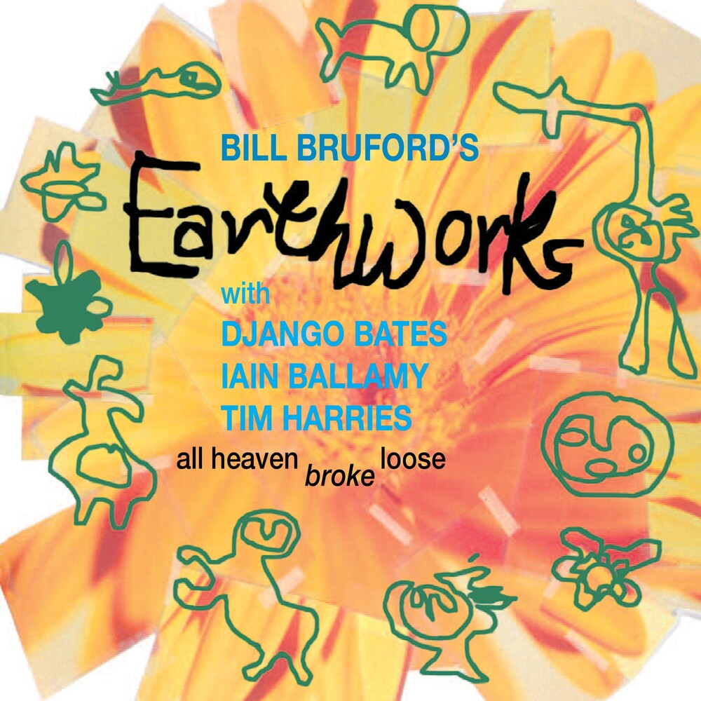 the album cover for Bill Bruford  / Earthworks - All Heaven Broke Loose (Uk)