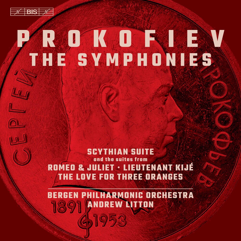 the album cover for Prokofiev / Bergen Philharmonic Orch / Bondarenko - Symphonies (Hybr)