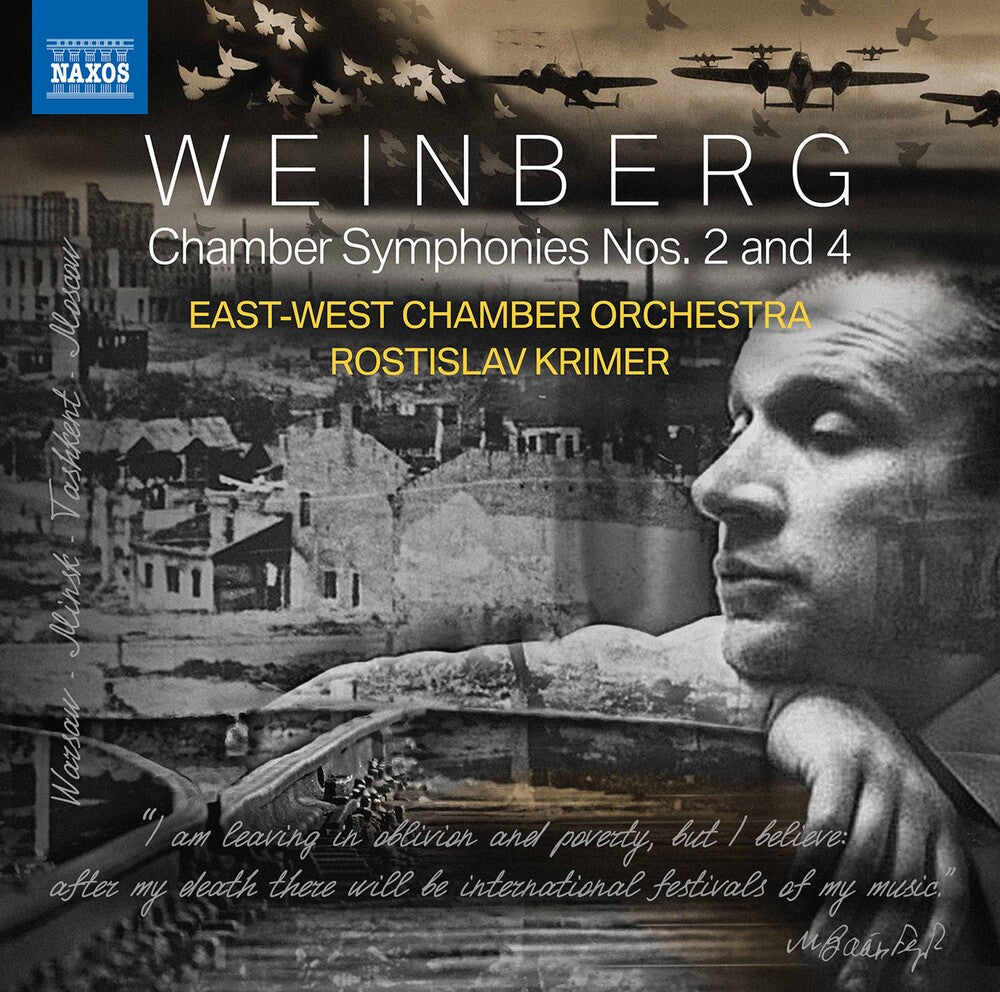 the album cover for Weinberg / East-West Chamber Orch / Krimer - Chamber Symphonies 2 & 4