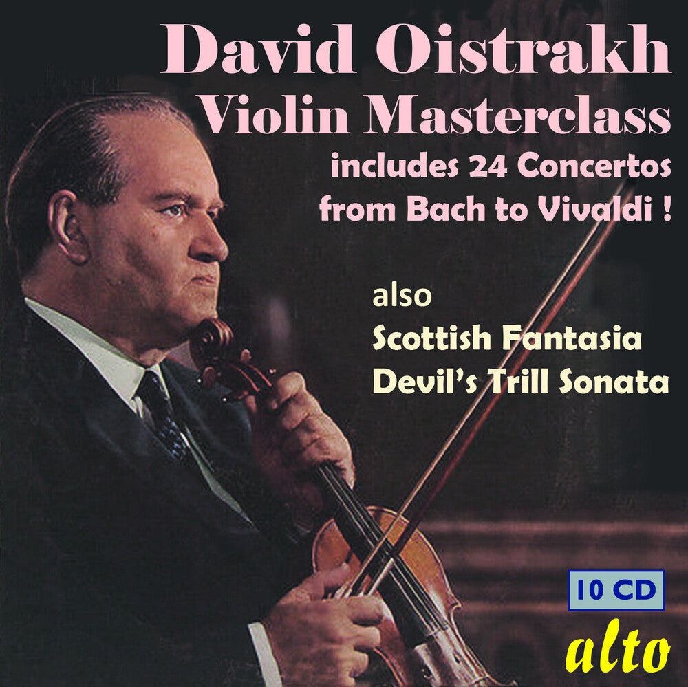 Violin Masterclass 24 Concs From Bach To Vivaldi Music CD