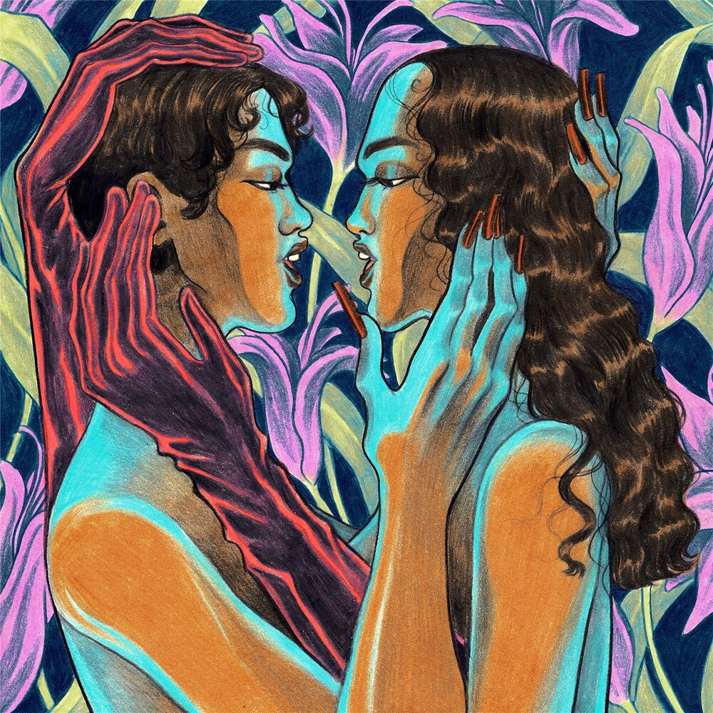 the album cover for Mykki Blanco - Broken Hearts and Beauty Sleep