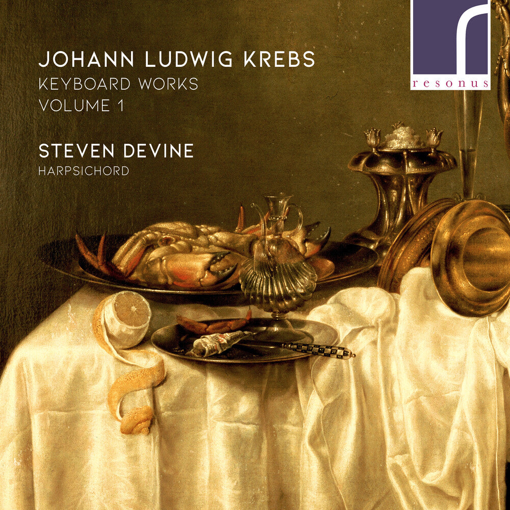 the album cover for Krebs / Devine - Keyboard Works 1