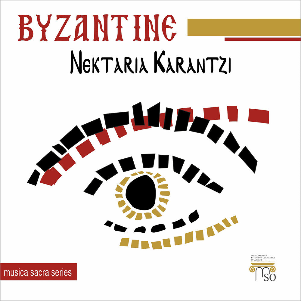 the album cover for Nektaria Karantzi - Byzantine