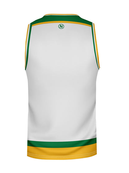 Minnesota North Stars Retro White Alternate Hockey Tank