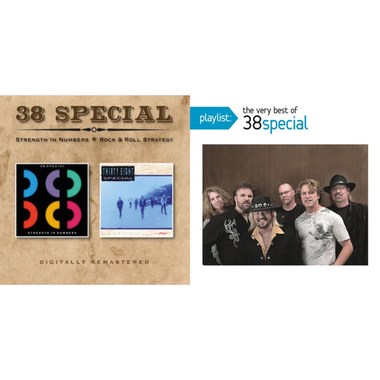38 Special - Strength In Numbers / Rock & Roll Strategy & Playlist: Very Best Of 38 Special - CD Bundle