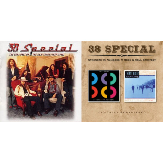 38 Special - Strength In Numbers / Rock & Roll Strategy & Very Best Of The A&M Years 1977 - 1988 - CD Bundle