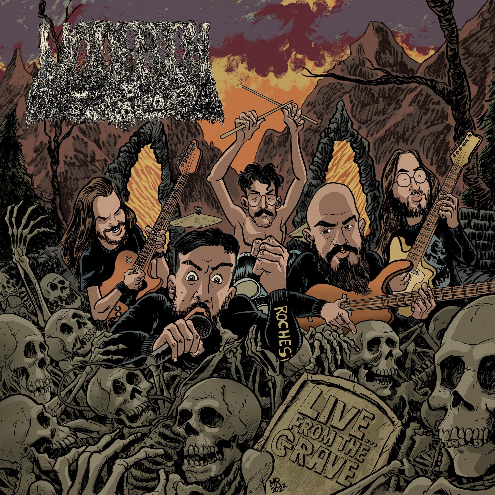 Undeath "Live...From The Grave" Music CD