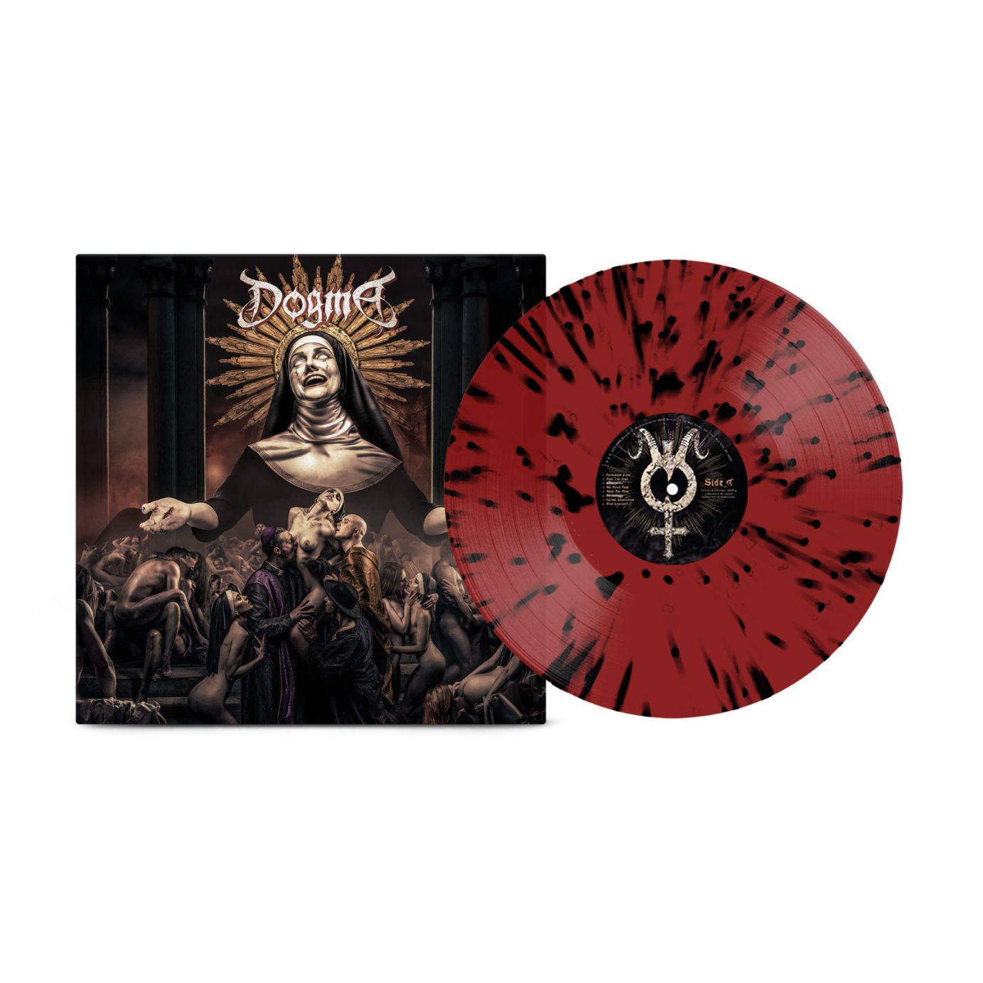Dogma - Dogma Scarlet Blood / Black Mass Drip Vinyl Record