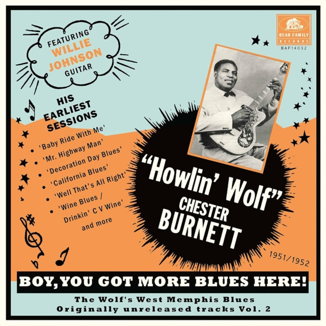 Howlin' Wolf - Boy, You Got More Blues Here!: The Wolf's West Memphis Blues, Vol. 2 - 10 Inch Vinyl Record