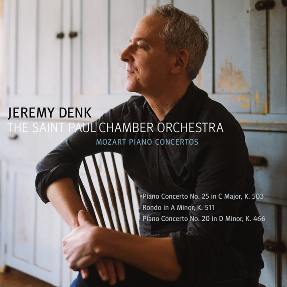 the album cover for Mozart / Jeremy Denk  / Saint Paul Chamber Orch - Mozart: Piano Concertos (Uk)