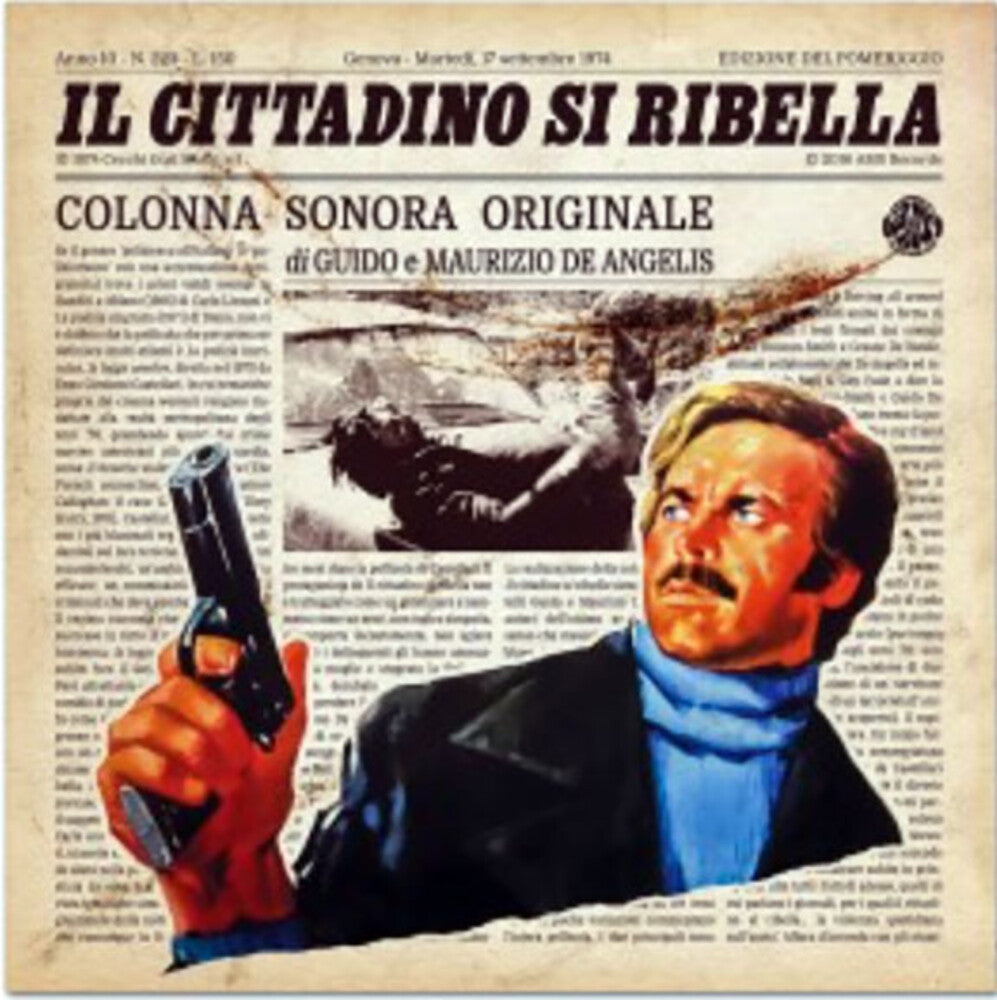 De Guido Angelis  / De Angelis,Maurizio (Cvnl) - Il Cittadino Si Ribella / O.S.T. [Clear Vinyl] [Limited Edition] Vinyl Record