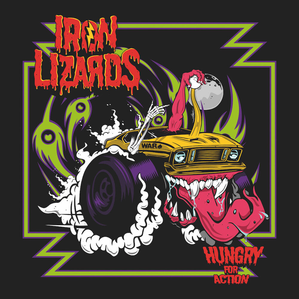 Iron Lizards - Hungry For Action [Colored Vinyl] [Limited Edition] (Purp) Vinyl Record