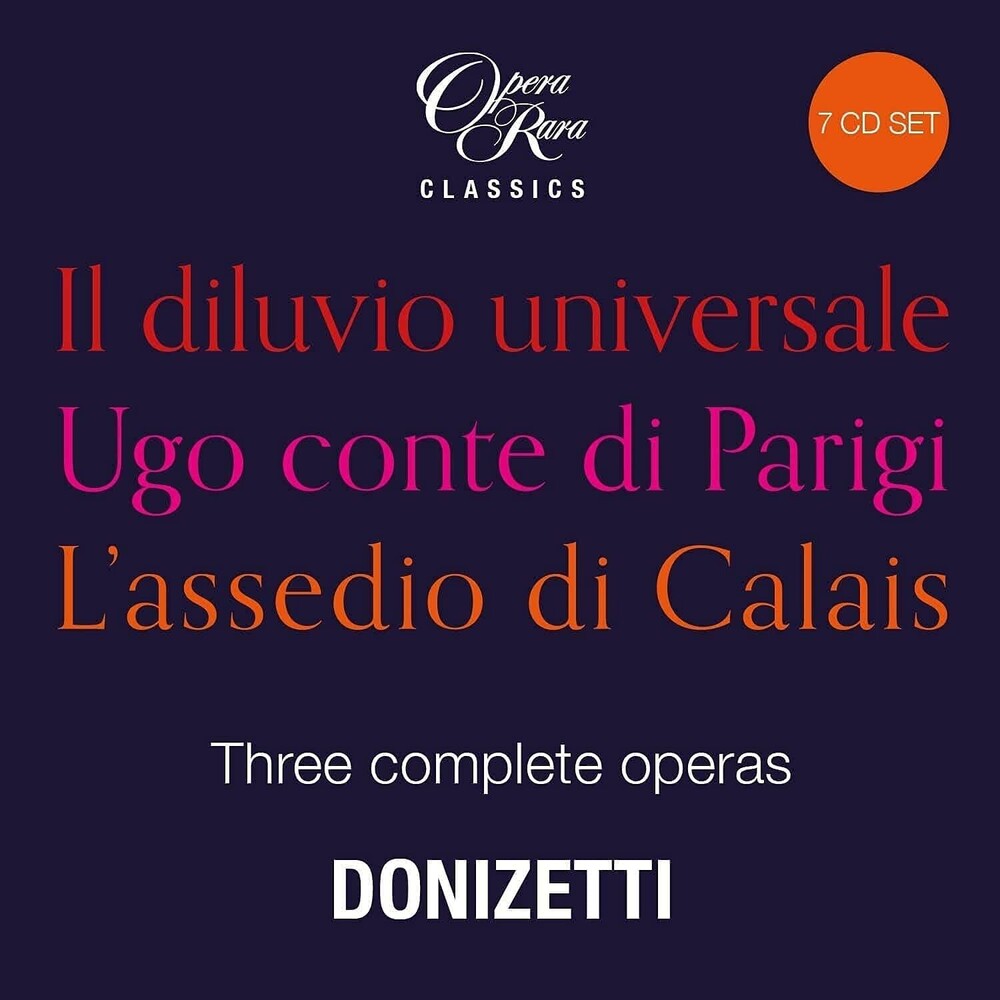 Donizetti In The 1830s: Three Complete Operas (Uk) Music CD