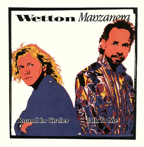 Wetton Manzanera - Round In Circles / Talk To Me (Blue Opaque) Vinyl Record