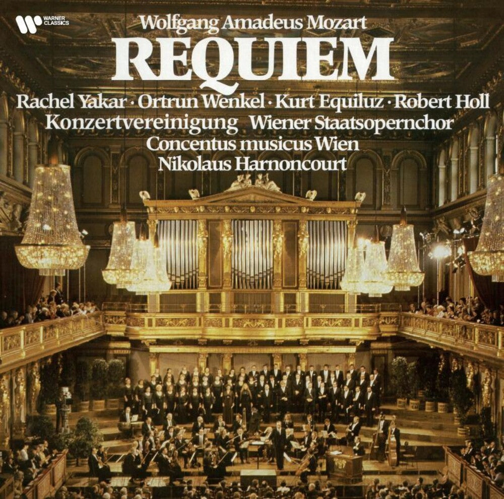 the album cover for Nikolaus Harnoncourt  / Concentus Musicus Wien - Mozart: Requiem [Digipak]