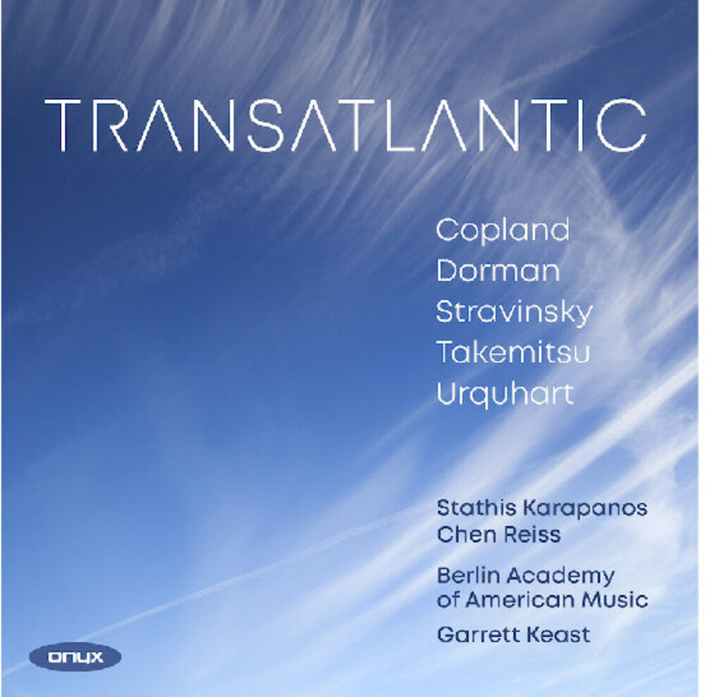 the album cover for Berlin Academy Of American Music / Garrett Keast - Transatlantic