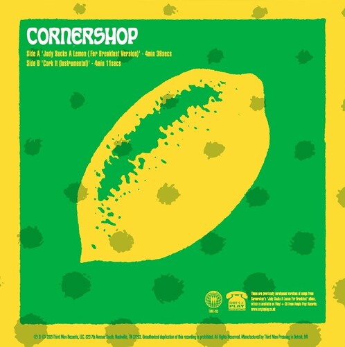 Cornershop - Judy Sucks A Lemon b/w Cork It Vinyl Record