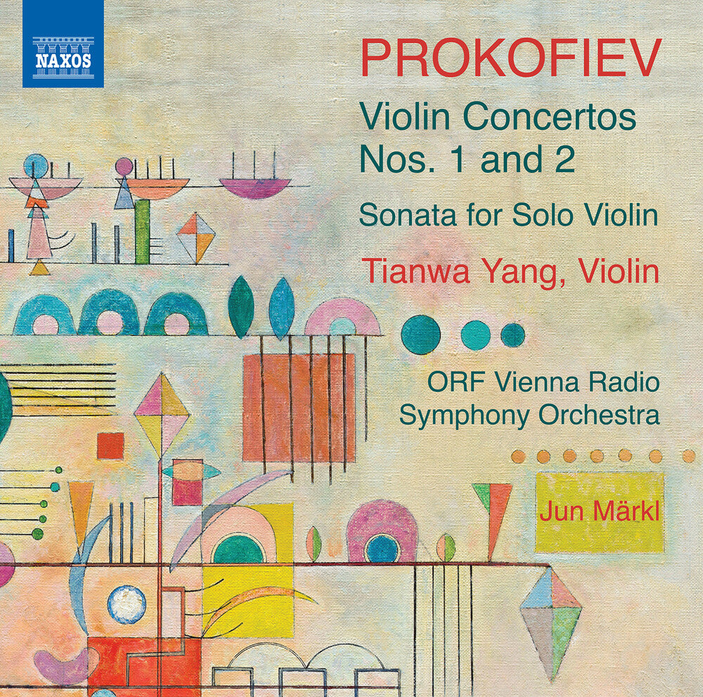the album cover for Prokofiev / Yang - Violin Concertos 1 & 2 & Sonata for Solo Violin