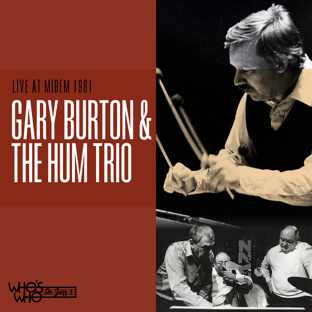 the album cover for Gary Burton  / Hum Trio - Live At Midem 1981 (Mod)