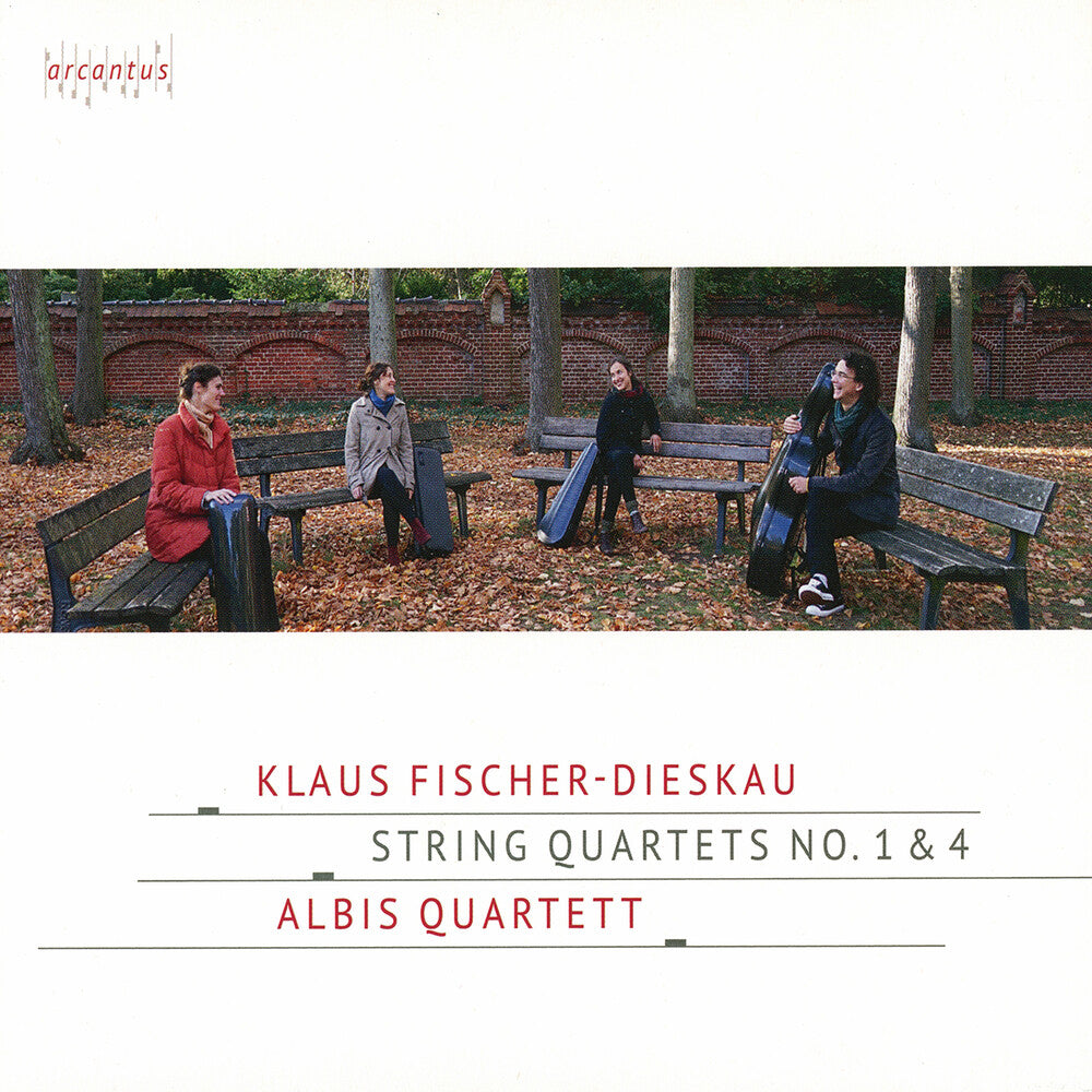 the album cover for Fischer-Dieskau / Albis Quartet - String Quartets 1 & 4