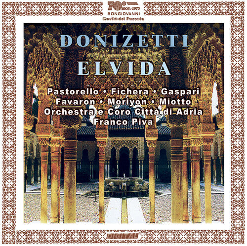 Donizetti - Elvida - Music CD