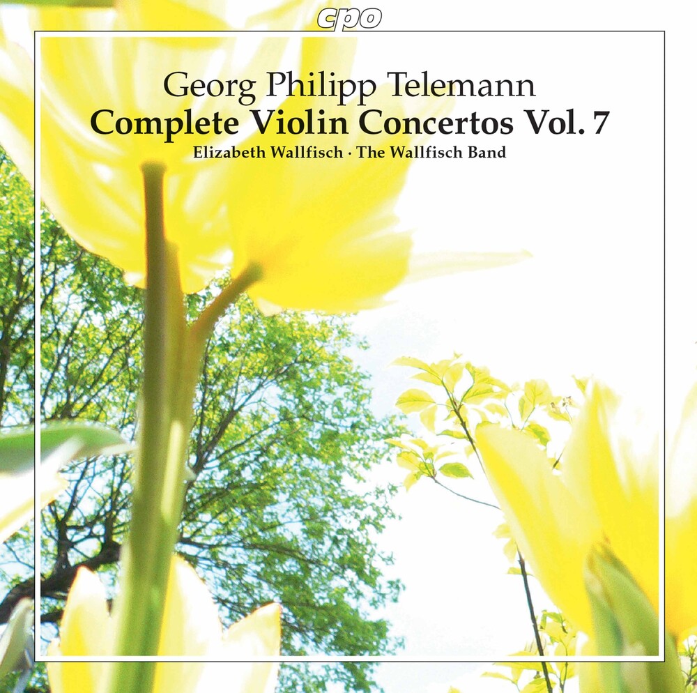 the album cover for Telemann / Wallfisch Band - Complete Violin Concertos 7