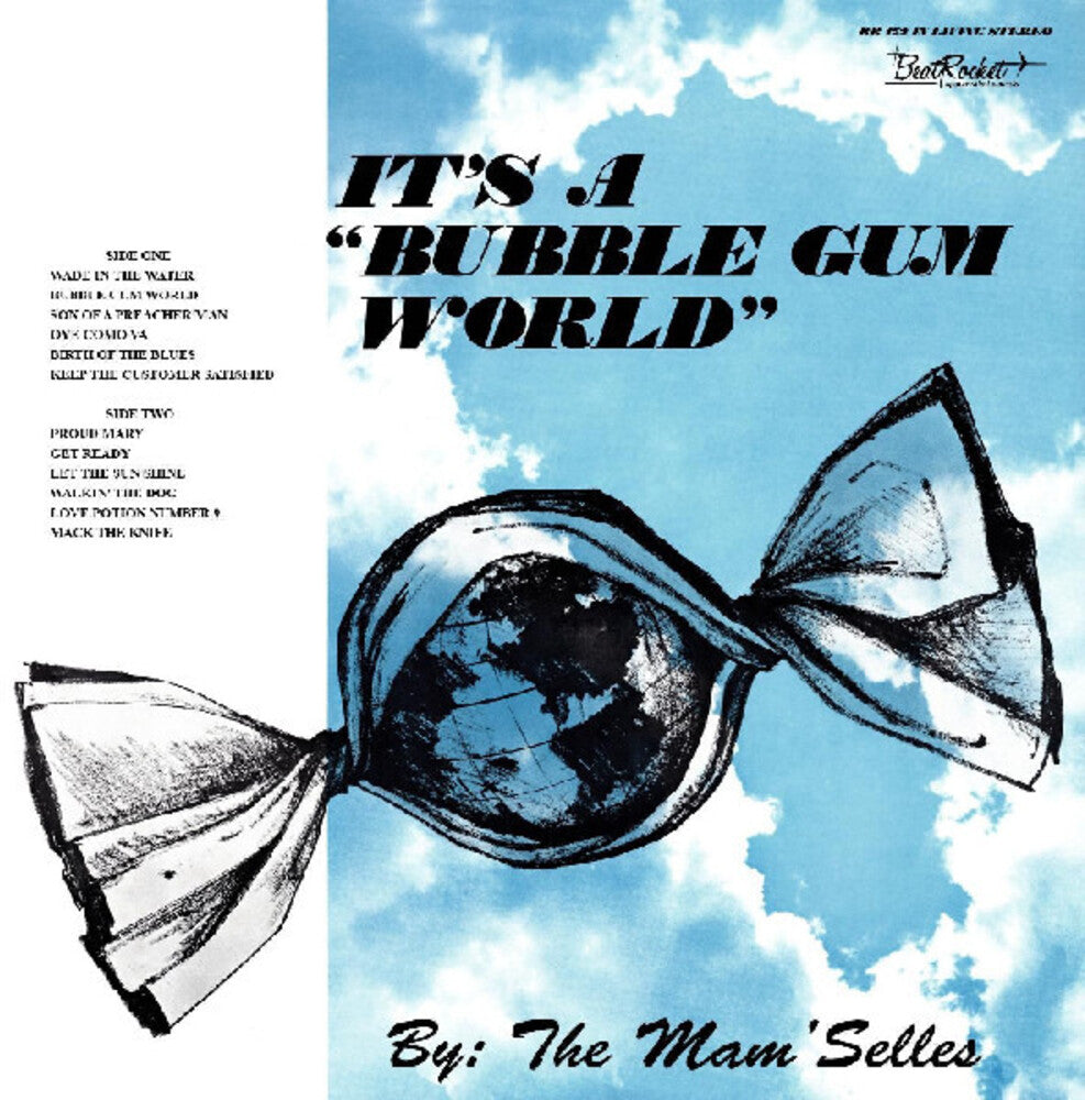 the album cover for Mam'selles - It's A Bubble Gum World (Wht)