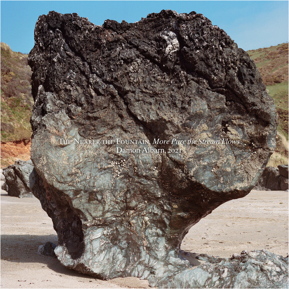 the album cover for Damon Albarn - The Nearer the Fountain, More Pure the Stream Flows (Color Artwork)