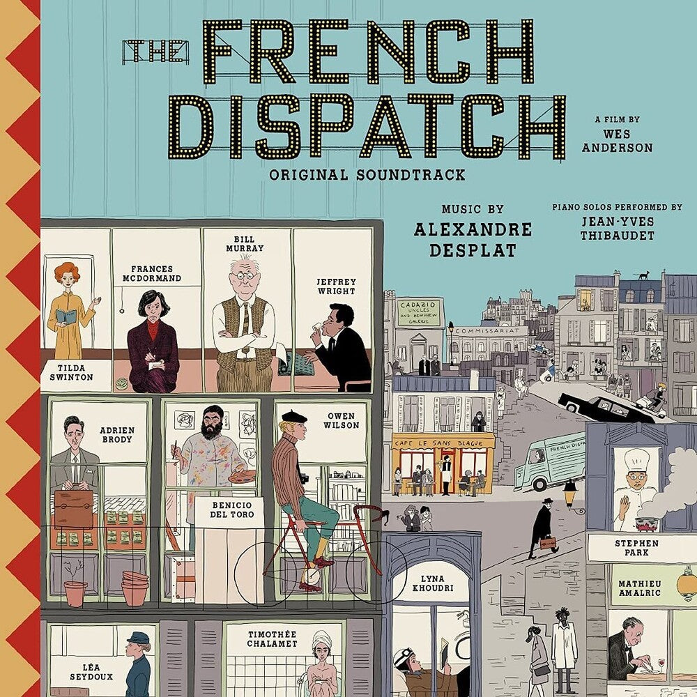 the album cover for The French Dispatch [Movie] - The French Dispatch (Original Soundtrack)