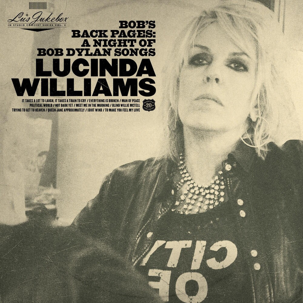 Lucinda Williams - Lu's Jukebox Vol. 3: Bob's Back Pages: A Night of Bob Dylan Songs [LP] Vinyl Record
