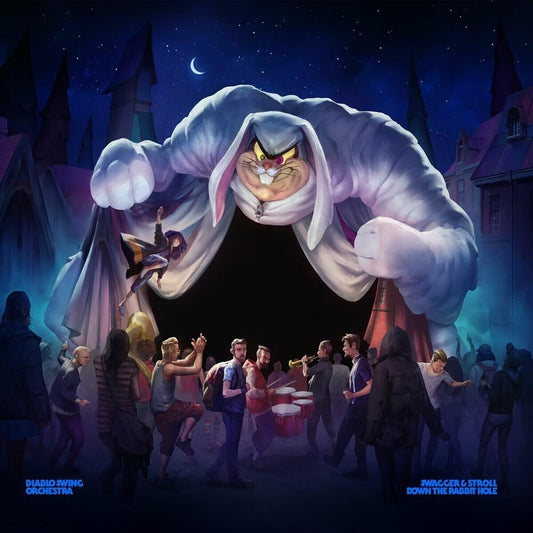 the album cover for Diablo Swing Orchestra - Swagger & Stroll Down The Rabbit Hole