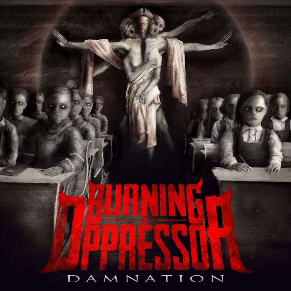 the album cover for Burning the Opressor - Damnation