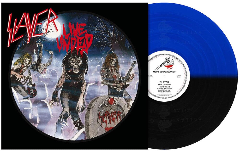Slayer - Live Undead [Limited Edition Midnight Blue & Black Split LP] Vinyl Record