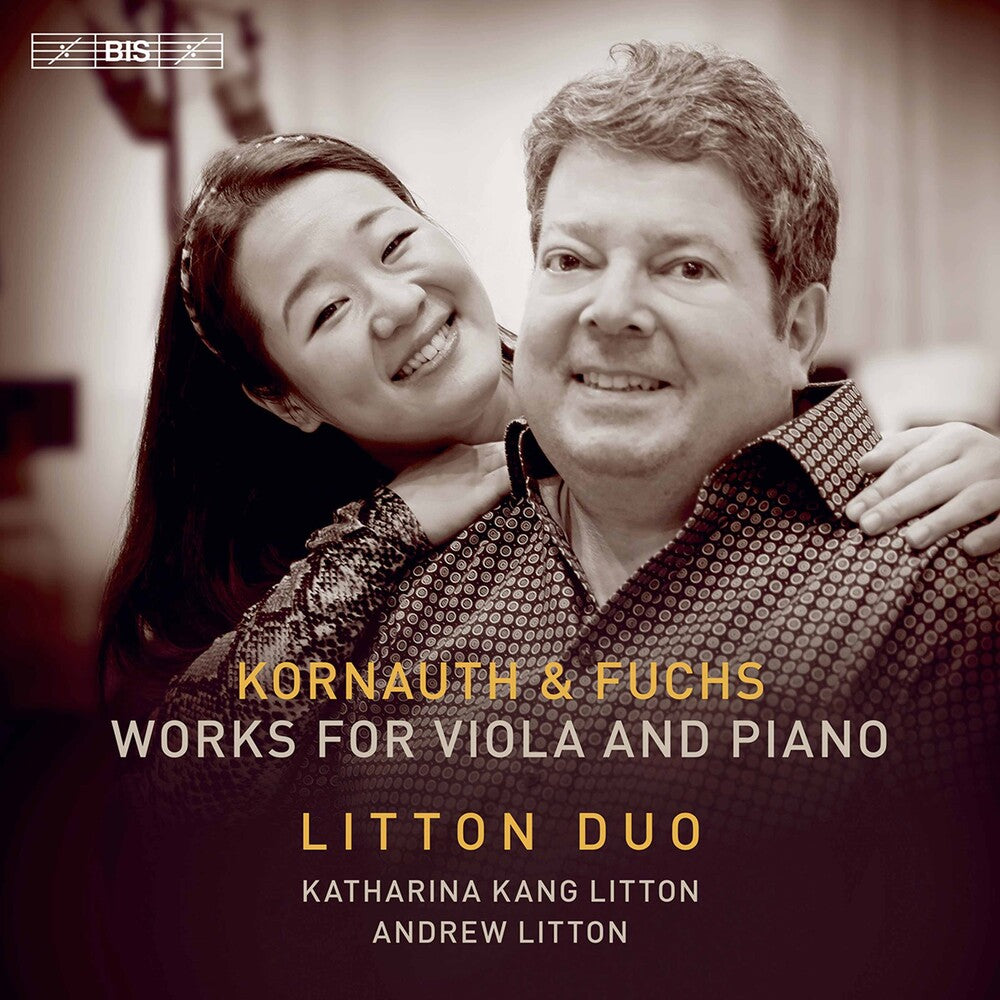 the album cover for Fuchs / Litton - Works For Viola & Piano (Hybr)