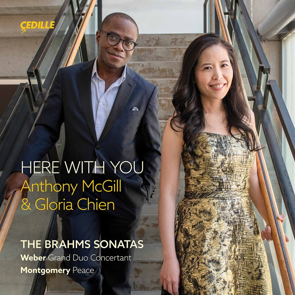 the album cover for Brahms / Mcgill / Chien - Here With You