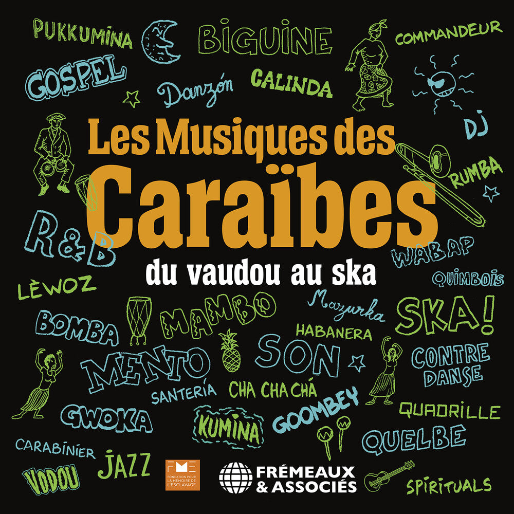 the album cover for Les Musiques Des Caraibes / Various (2pk) - Les Musiques Des Caraibes / Various (2pk)
