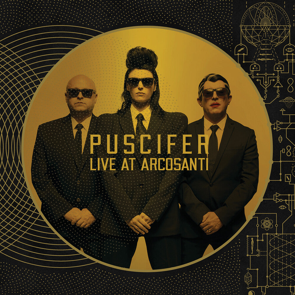 Puscifer - Existential Reckoning: Live at Arcosanti [Limited Edition Black & Gold Swirl 2LP] Vinyl Record