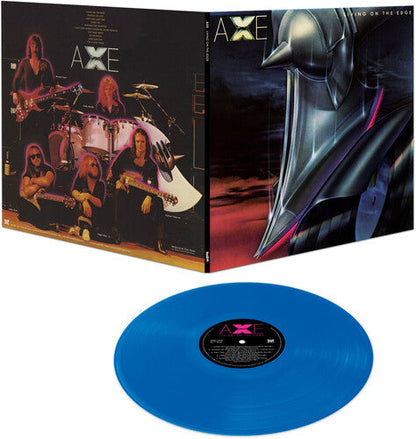 Axe - Living On The Edge (Blue) Vinyl Record