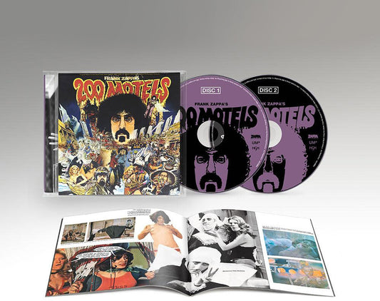the album cover for Frank Zappa - 200 Motels: 50th Anniversary [2CD]