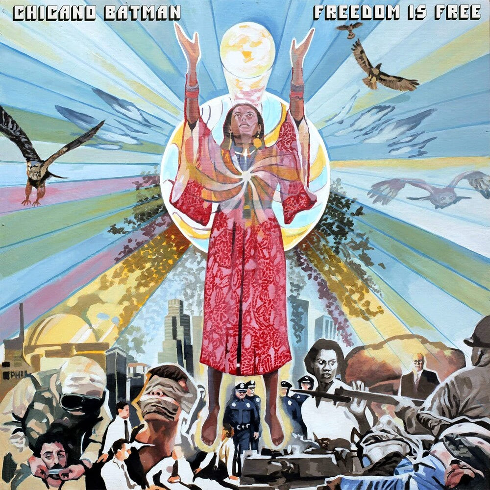 Chicano Batman - Freedom Is Free [Limited Edition Pink & Blue Splatter LP] Vinyl Record