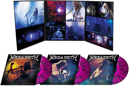Megadeth - A Night In Buenos Aires [3LP Purple & Black Splatter] Vinyl Record
