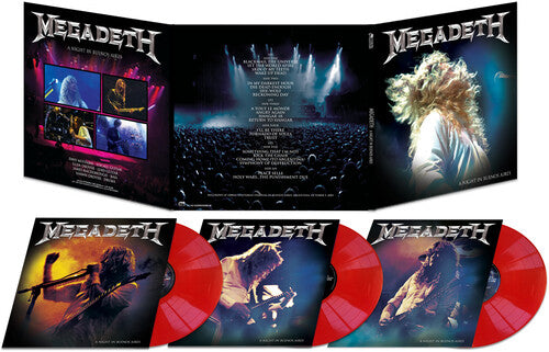 Megadeth - A Night In Buenos Aires [3LP Red] Vinyl Record