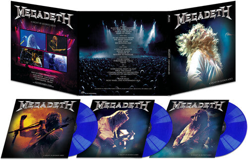 Megadeth - A Night In Buenos Aires (Blue)  Vinyl Record