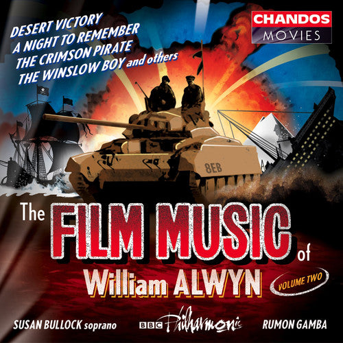 the album cover for Rumon Gamba - Film Music of William Alwyn